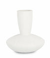 Bizzotto Vaso decorativo Striped A Bianco