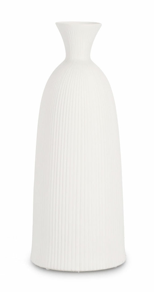 Bizzotto Vaso decorativo Striped E Bianco