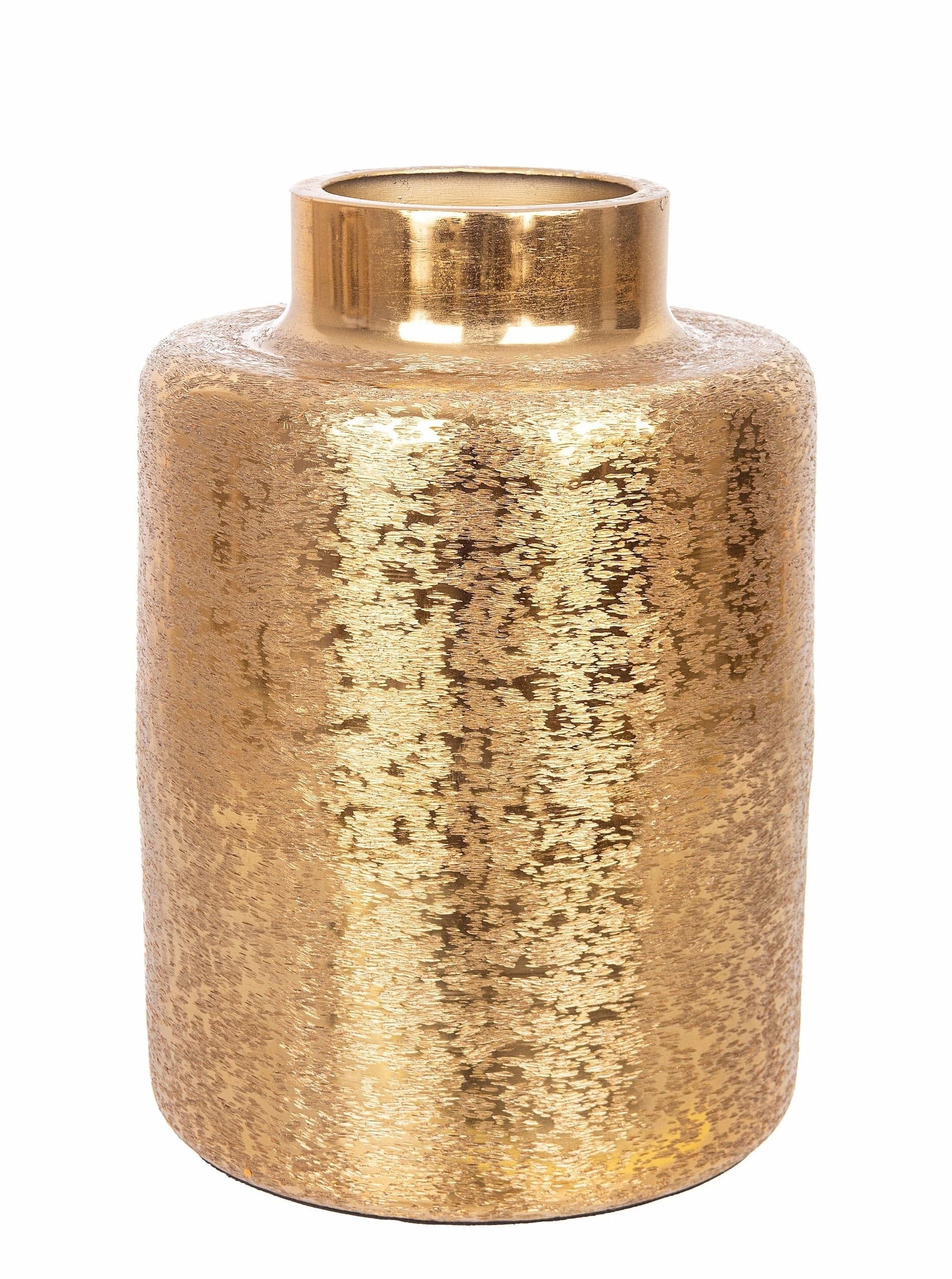 Bizzotto Vaso decorativo Varanasi Round Oro
