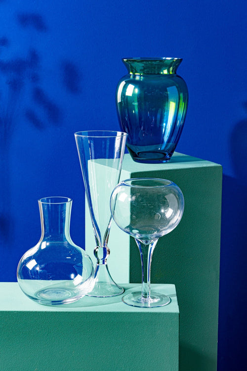 Bizzotto Vaso decorativo Venice Flut Trasparente