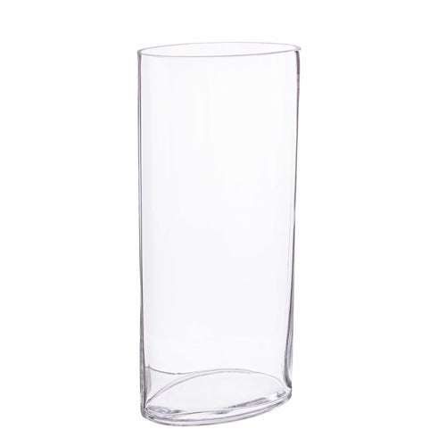 Bizzotto Vaso decorativo Venice Oval L Trasparente