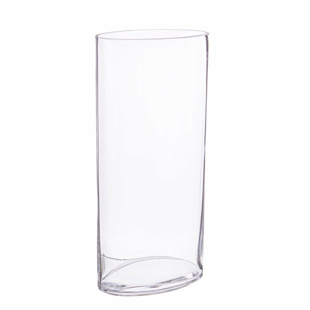 Bizzotto Vaso decorativo Venice Oval L Trasparente