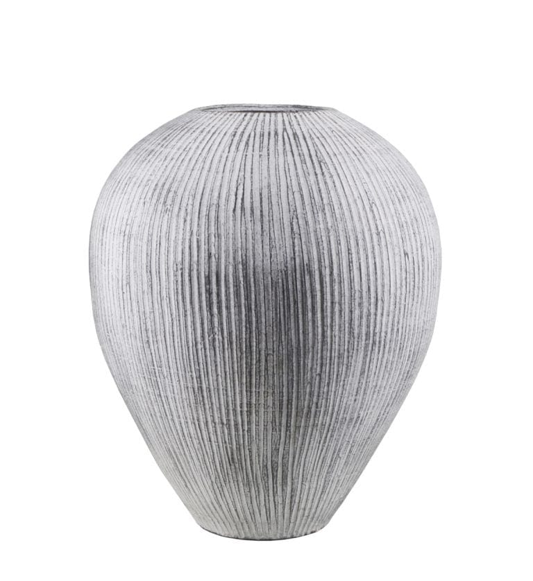 Vaso decorativo Vertical Low Grigio