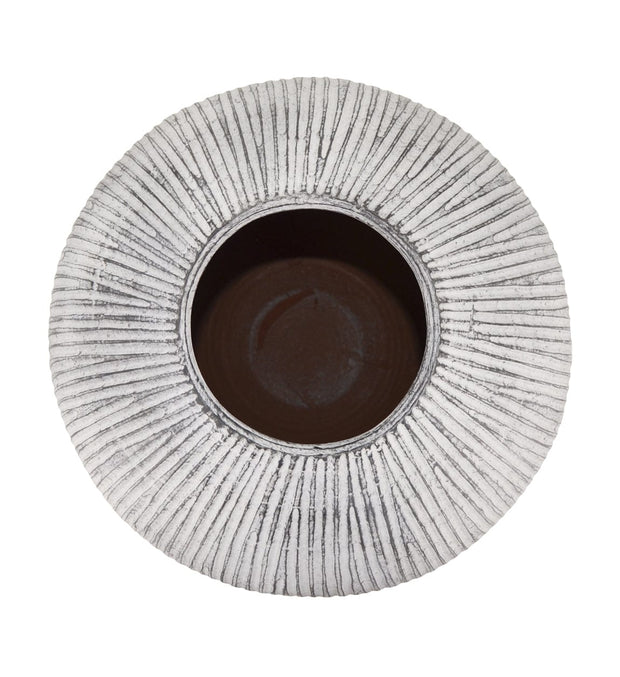 Vaso decorativo Vertical Low Grigio (1)
