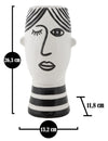 Vaso Face cm 13,2x11,8x26,3 (6)