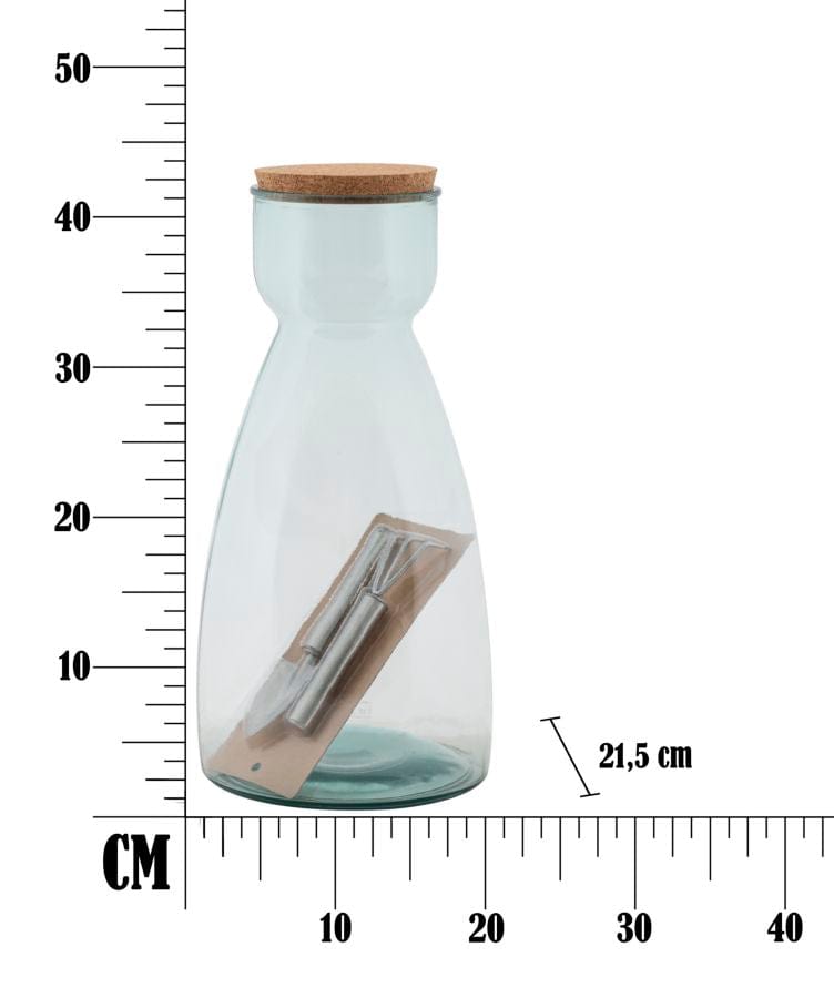 Vaso Garden Vetro Riciclato cm Ø 21,5x43,5 (7)