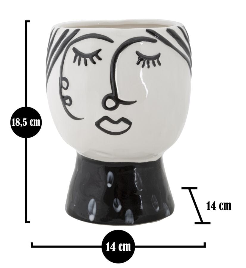 Vaso Pot Face cm Ø 14x18,2 (6)