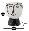 Vaso Pot Face cm Ø 14x18,2 (6)