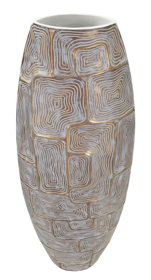 Vaso Resina Eclips Tower cm 25,5x12,5x69,5 (1)