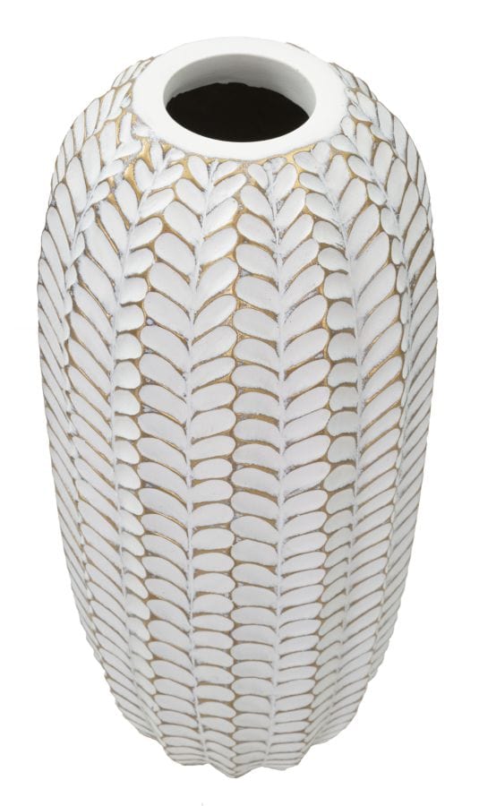 Vaso Resina Leaf cm Ø 18,5x46 (2)