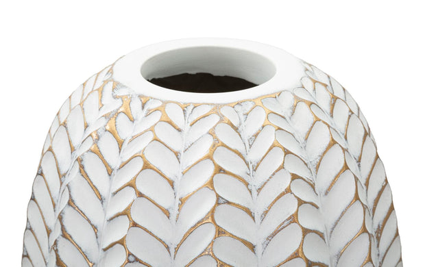 Vaso Resina Leaf cm Ø 18,5x46 (3)