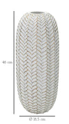Vaso Resina Leaf cm Ø 18,5x46 (5)