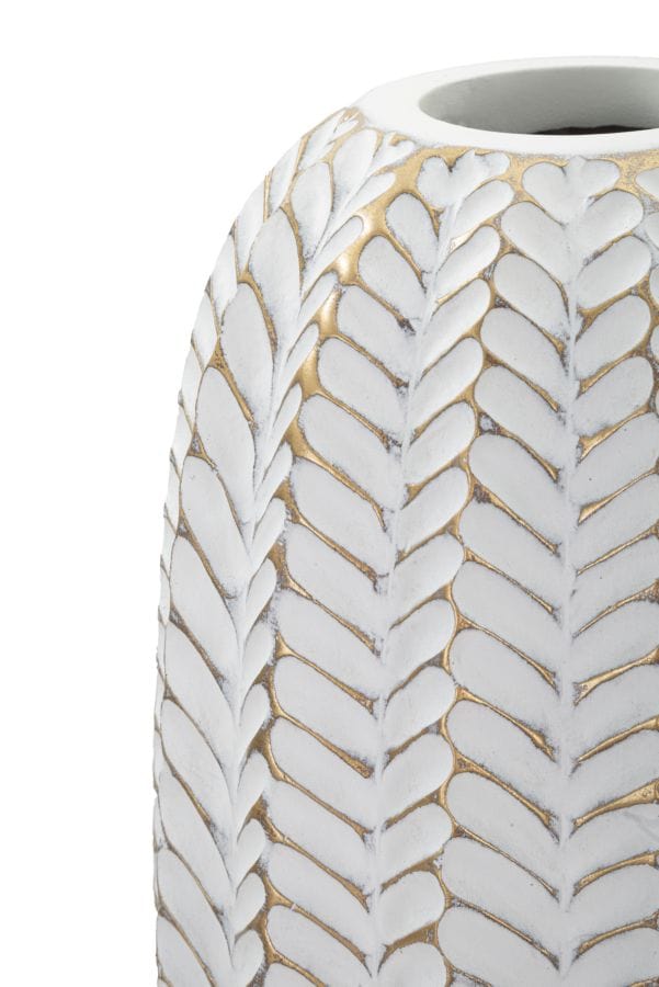 Vaso Resina Leaf cm Ø 20x67 (1)