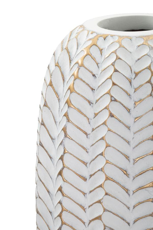 Vaso Resina Leaf cm Ø 20x67 (1)