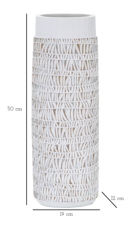Vaso Resina Nairobi Oval cm 19x12x50 (5)