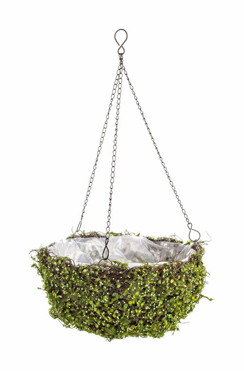 Bizzotto Vaso sospeso per piante Evergreen Round Verde