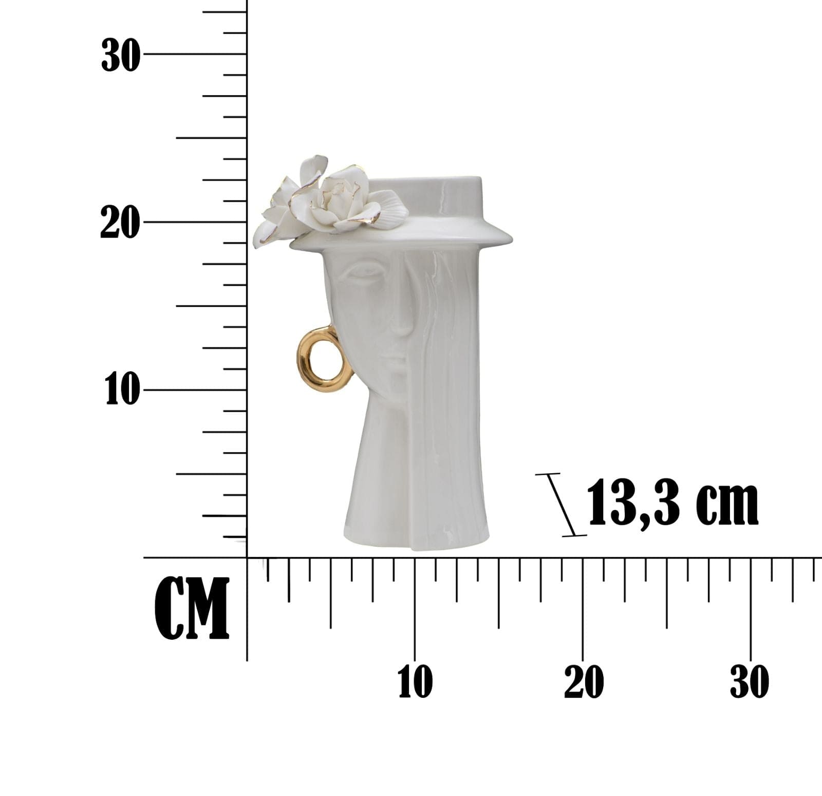 Vaso Woman Elegant Porcellana cm 15x13,3x23,5 (7)