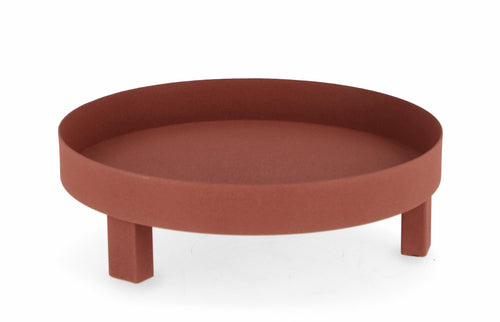 Bizzotto Vassoio decorative Lagynos Round Ruggine