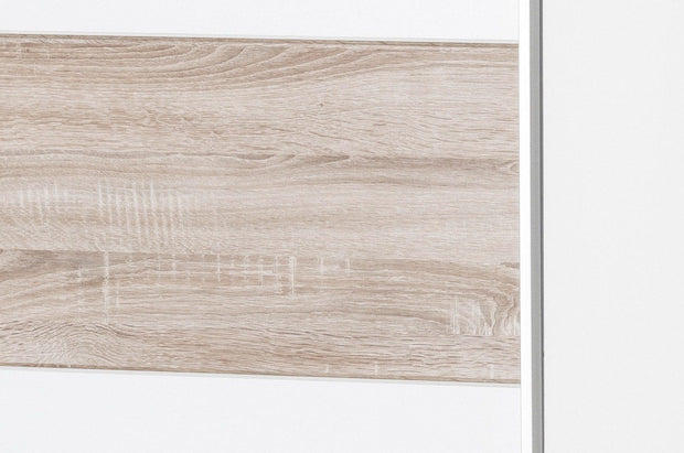 Venetia 01 Bianco / Rovere Sonoma, l183xL60xH202 cm (4)