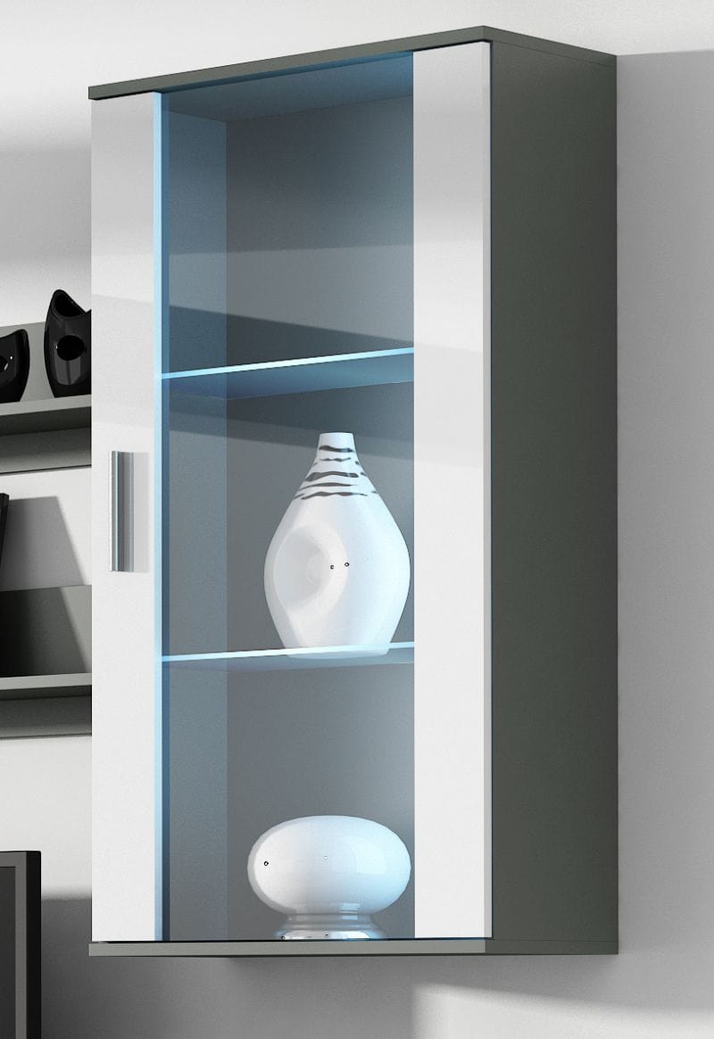 Halmar Vetrina con 1 anta Soho Grigio