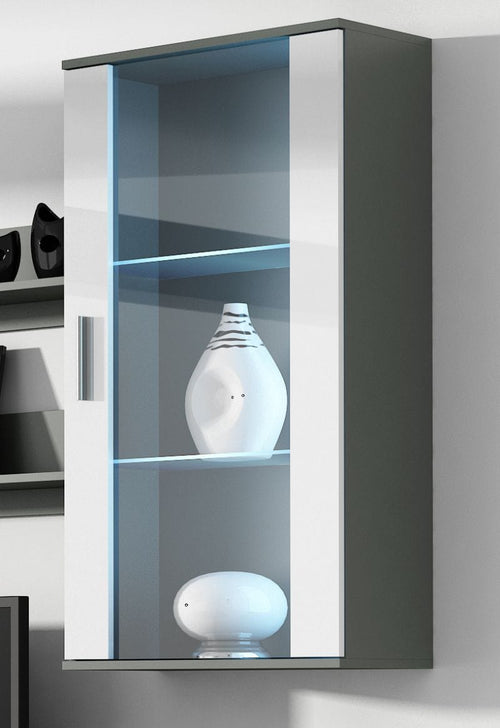 Halmar Vetrina con 1 anta Soho Grigio