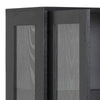 Actona Vetrina con 1 cassetto e 2 ante Angus Nero