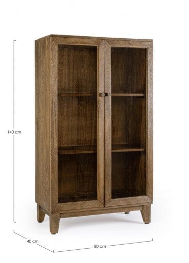 Bizzotto Vetrina con 2 ante Remington Naturale