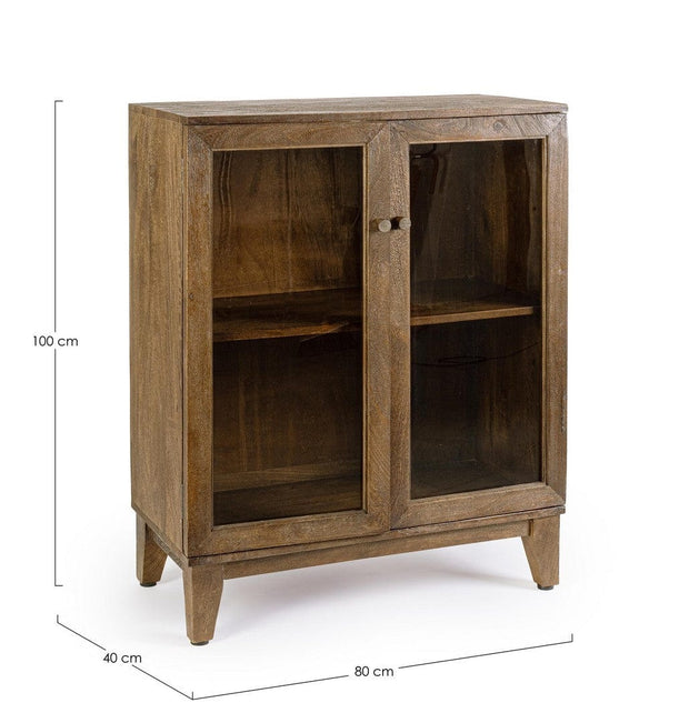 Bizzotto Vetrina con 2 ante Remington Naturale