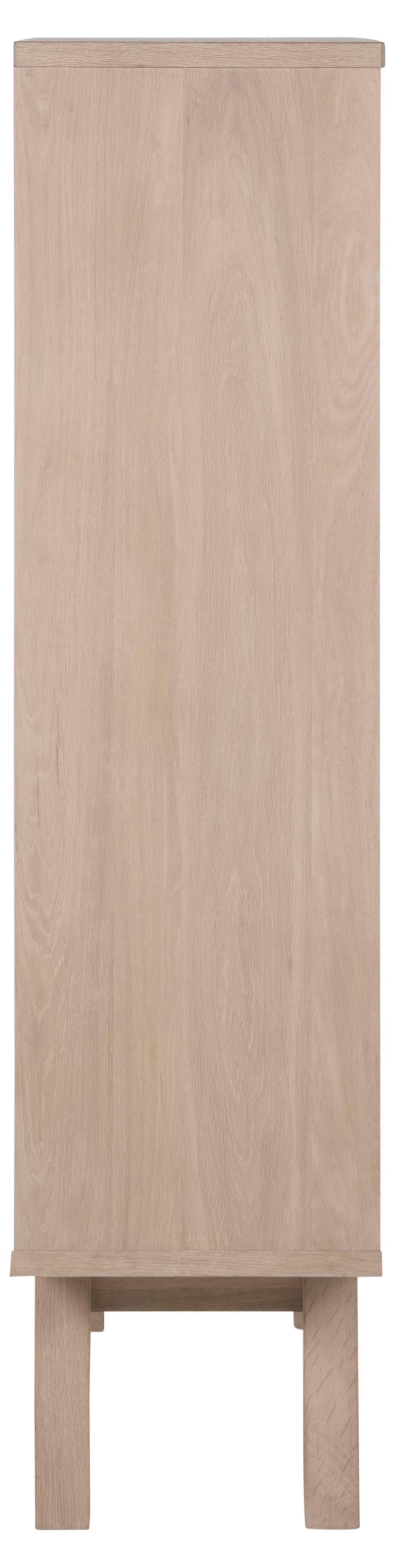 Actona Vetrina con 2 cassetti e 1 anta A-Line Quercia