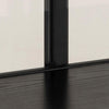 Actona Vetrina con 4 ante Seaford Nero