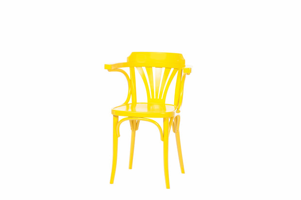 Ton 24 Sedia in legno di faggio giallo, l54xL48xH77 cm