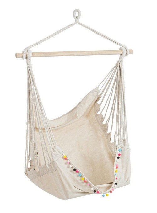 Bizzotto Amaca da giardino Pon Pon Beige
