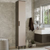 Armadietto bagno alto con 1 anta Vogue VE3-CV Marrone