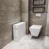 Armadietto da bagno con 2 cassetti Calencia Bianco