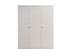 Vipack Armadietto in pino e MDF a 3 ante per bambini Robin White, l166xL57xH204,5 cm
