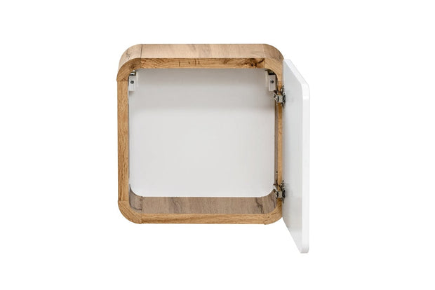 Comad Armadietto sospesi da bagno con 1 anta Aruba Bianco