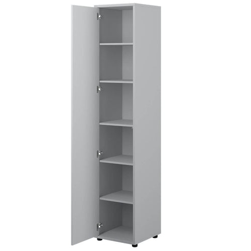Lenart Armadio a 1 anta battente BC21 Grigio Opaco