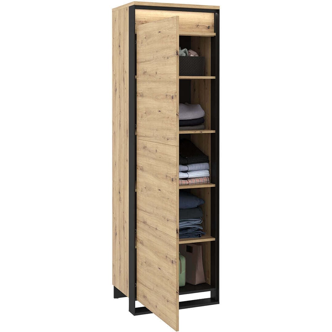 Lenart Armadio a 1 anta battente Quant 02 Small Quercia
