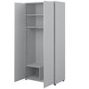 Lenart Armadio a 2 ante battenti BC20 Grigio Opaco