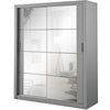 Lenart Armadio a 2 ante scorrevoli e specchio Arti 03 Grigio Opaco