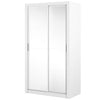 Lenart Armadio a 2 ante scorrevoli e specchio Arti 19 Double Bianco Opaco
