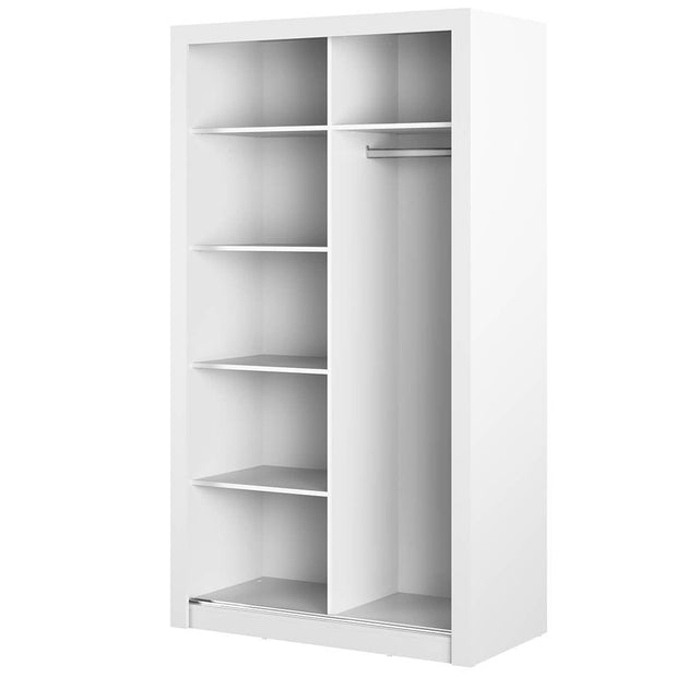 Lenart Armadio a 2 ante scorrevoli e specchio Arti 19 Double Bianco Opaco