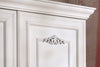 Armadio a 3 ante in legno per bambini e ragazzi, Romantica White, l132xL56xH200 cm (6)