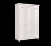 Armadio a 3 ante in legno per bambini e ragazzi, Romantica White, l132xL56xH200 cm (9)