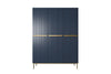 Armadio a 3 ante Nicole 150-3D Blu (2)