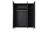 Armadio a 3 ante Nicole 150-3D Blu (3)