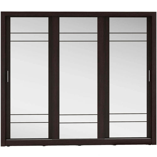 Lenart Armadio a 3 ante scorrevoli e specchio Arti 02 Triple Weng Opaco