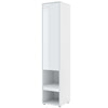 Lenart Armadio alto con 1 anta battente e 1 cassetto BC07 Bianco Lucido