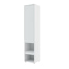 Lenart Armadio alto con 1 anta battente e 1 cassetto BC07 Bianco Opaco