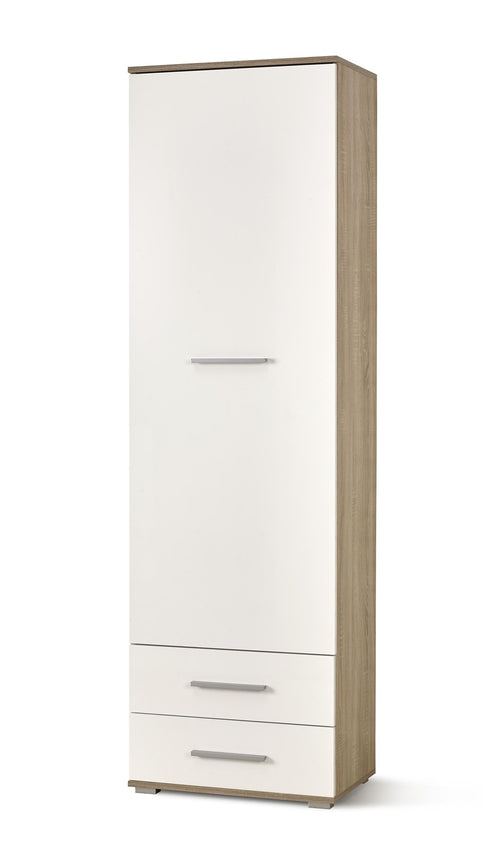 Halmar Armadio con 1 anta e 2 cassetti Liamis REG-1 Bianco